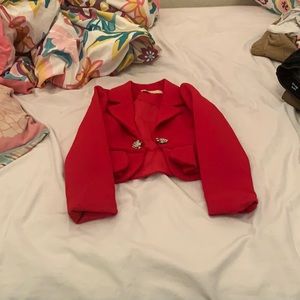 Red jacket